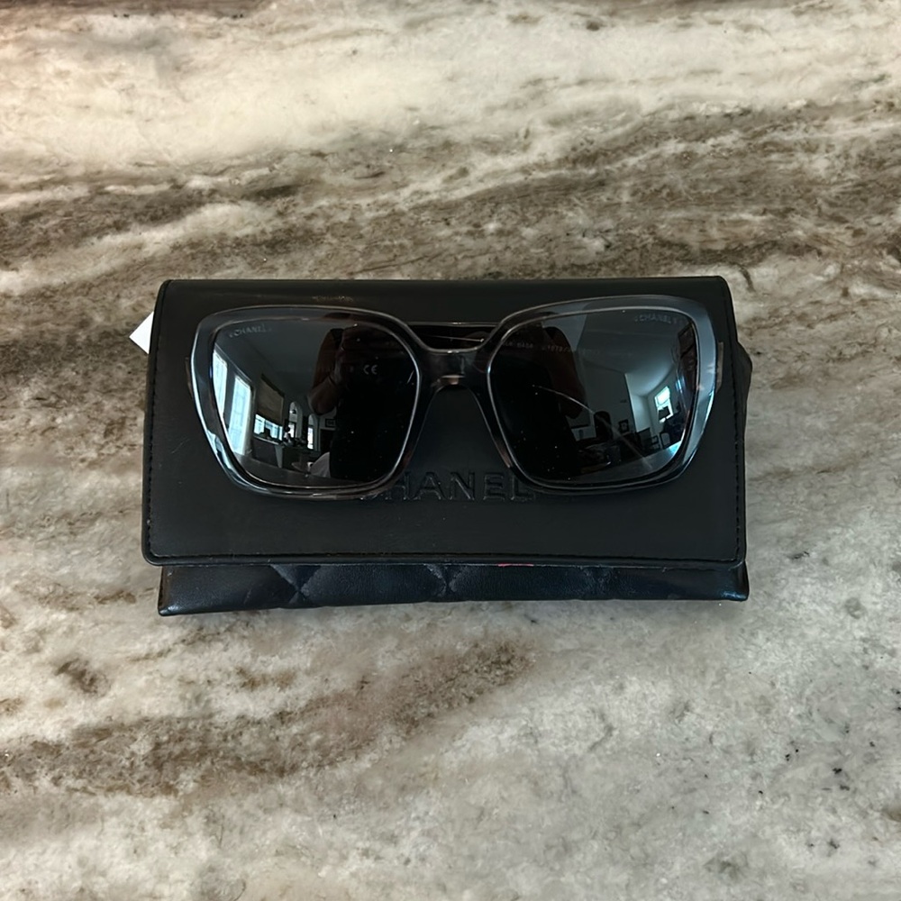Chanel Brown Tortoise Sunglasses